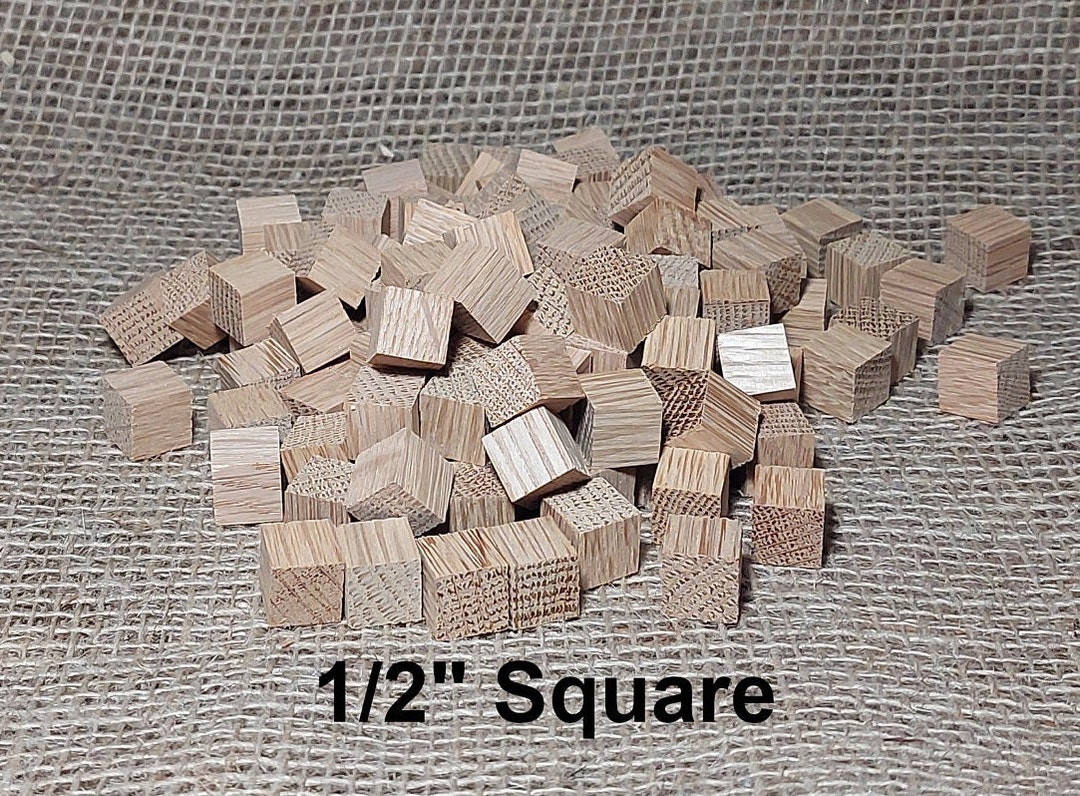 10 50 100 1/2 Unfinished Wood Wood Cubes - Etsy