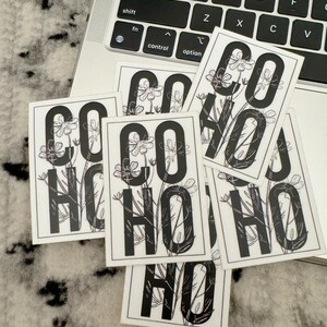 COHO die cute Colleen Hoover sticker