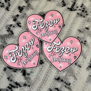 Fezco & Ashtray heart sticker.