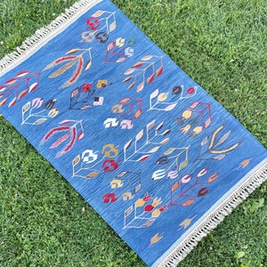 Turkish kilim Rug, Bohemian Rug, Bedroom rug, Area Rug, Turkish Kilim, Turkish Rug, Handwoven Rugs, Vintage Rug, Southwestern Rug 5’1x3&#39;2 ft