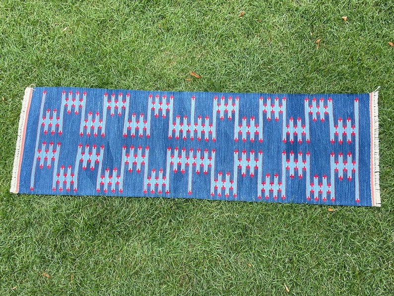 Vintage Rug, Rug Runner, Kilim Runner, Turkish Runner, Oushak Rug Runner, Vintage Runner Rug, Rug Runner Kilim, Runners, 2'1”x6’5” ft image 4