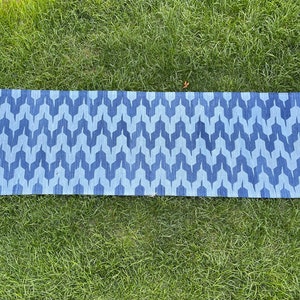 Blue Kilim Runner, Modern Kilim Runner, Kilim Rug, Scandinavian Rug, Blue Runner, Handmade Kilim Rug, Soutwestern Rug, Kilim Rug, 2’ x 6’5 image 4