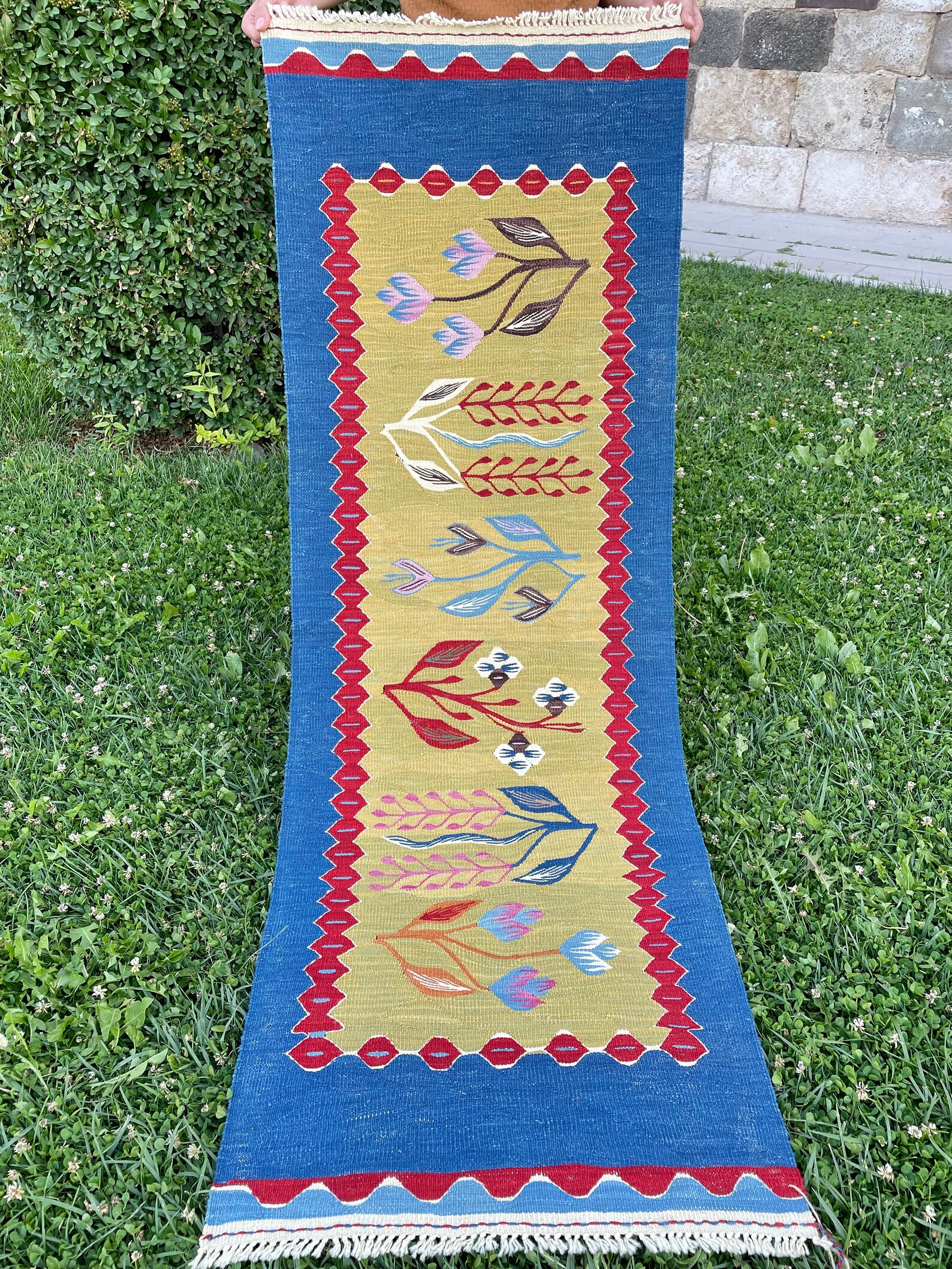 Boho Runner Bohemian Runner Hallway Runner Decorative Etsy