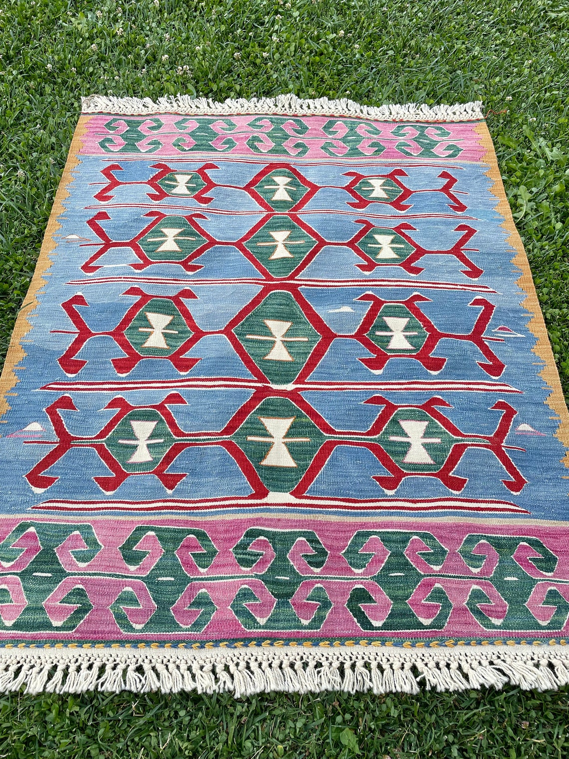 Antique Oriental Rugs for Sale Wool Kilim Rug Hand Woven Etsy