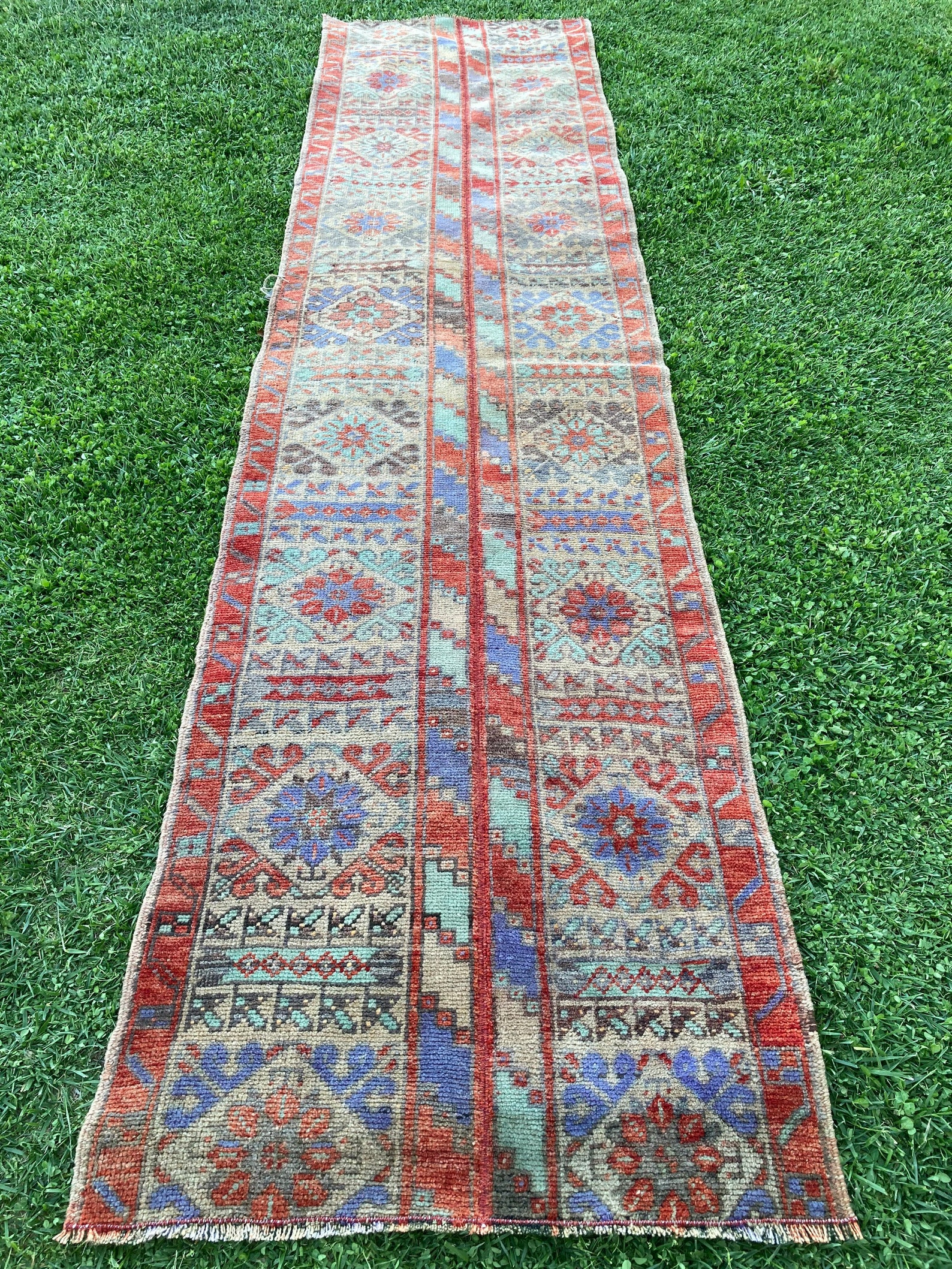 Oriental Patchwork Runner Rug Vintage Runner Rug Kitchen Etsy