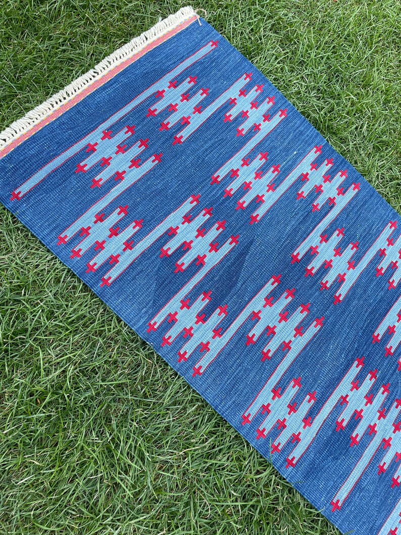 Vintage Rug, Rug Runner, Kilim Runner, Turkish Runner, Oushak Rug Runner, Vintage Runner Rug, Rug Runner Kilim, Runners, 2'1”x6’5” ft image 8
