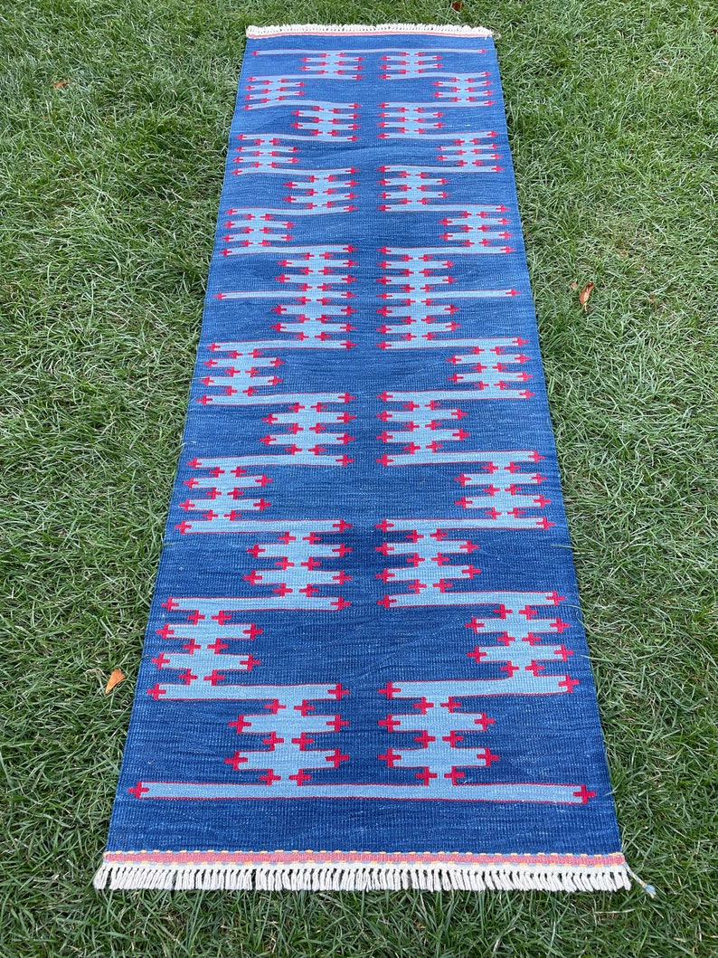 Vintage Rug, Rug Runner, Kilim Runner, Turkish Runner, Oushak Rug Runner, Vintage Runner Rug, Rug Runner Kilim, Runners, 2'1”x6’5” ft image 2