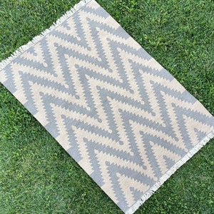 Navajo Hand Woven Yei Rug, Navajo Kilim Rug, Vintage Navajo Ving, Southwest Wall Hanging Rug, Natural Color Kilim Rug, Home Rug, 4’x5’7 ft