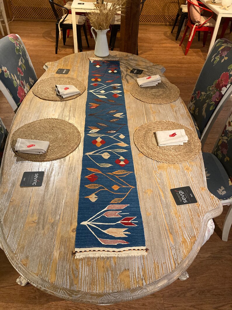 10x68 Inç Table Runner Rug Runner Rustic decor Kitchen Etsy