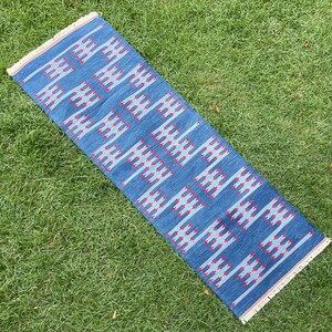 Vintage Rug, Rug Runner, Kilim Runner, Turkish Runner, Oushak Rug Runner, Vintage Runner Rug, Rug Runner Kilim, Runners, 2'1”x6’5” ft image 1