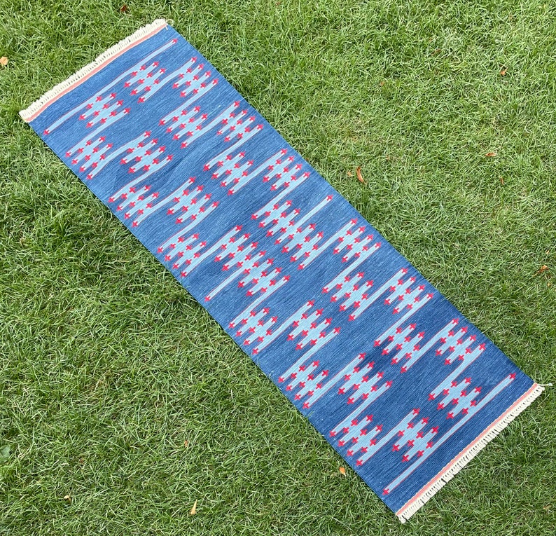 Vintage Rug, Rug Runner, Kilim Runner, Turkish Runner, Oushak Rug Runner, Vintage Runner Rug, Rug Runner Kilim, Runners, 2'1”x6’5” ft image 1
