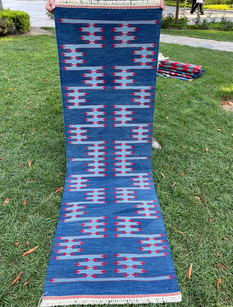 Vintage Rug, Rug Runner, Kilim Runner, Turkish Runner, Oushak Rug Runner, Vintage Runner Rug, Rug Runner Kilim, Runners, 2'1”x6’5” ft image 6