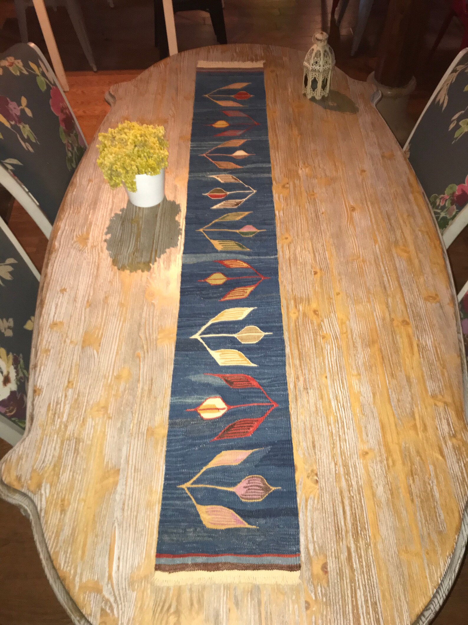Table Runner Rug Modern Rustic Home Decor Farmhouse Runner Etsy