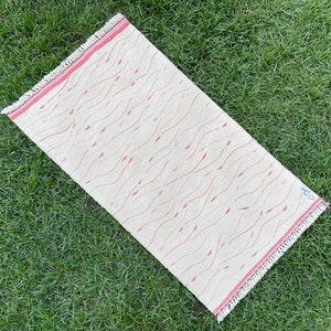 Floor Mat, Small Rug, Bohemian Rug, Turkish Rug, Handwoven Rugs, Mat Rug, Vintage Kilim Rug, Table Runner, Home Decor Kilim, 1'6"x2’9” ft