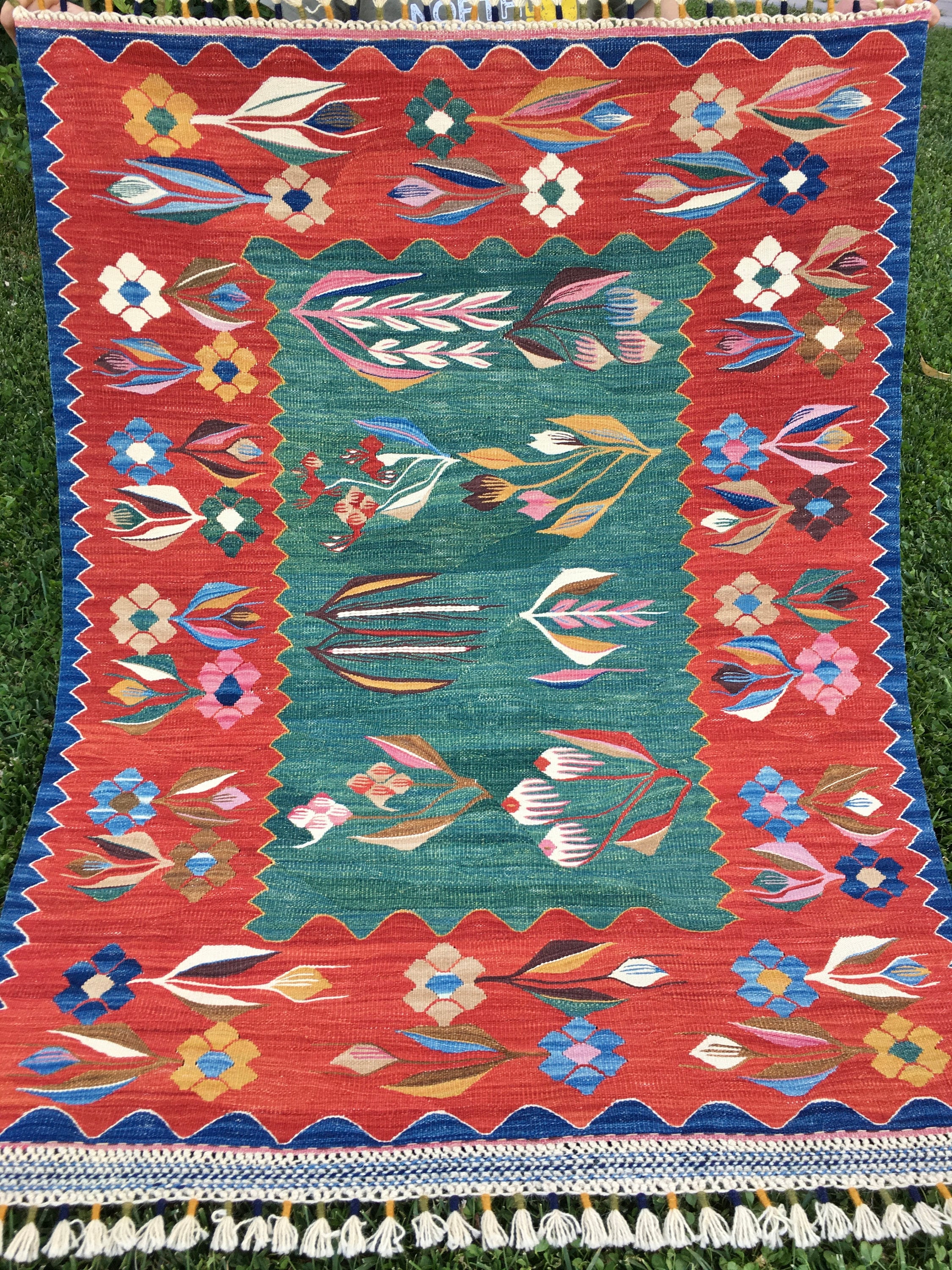 Decorative Oriental Rug Kilim Rug Aztec Rug Distressed Rug - Etsy