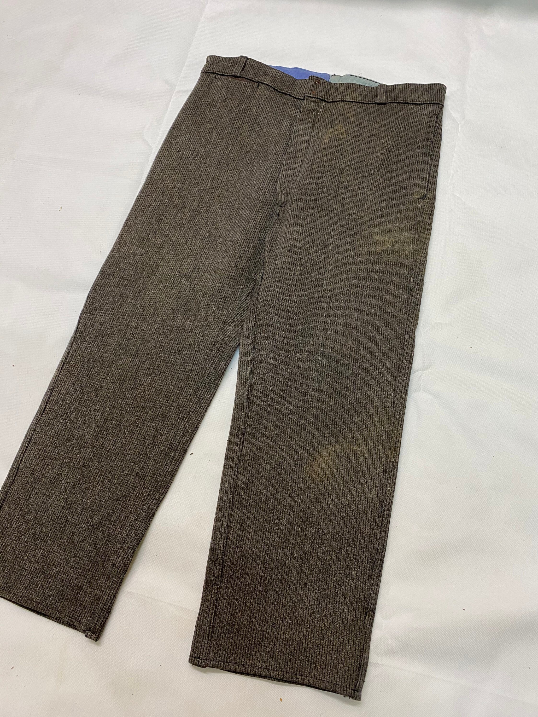 Image of Vintage Original French Le Mont Corduroy Workwear Pants Trousers