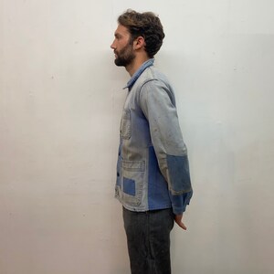 Veste Bleu De Travail Vintage Français - Taille M, Années 90 - Neuf Avec étiquettes