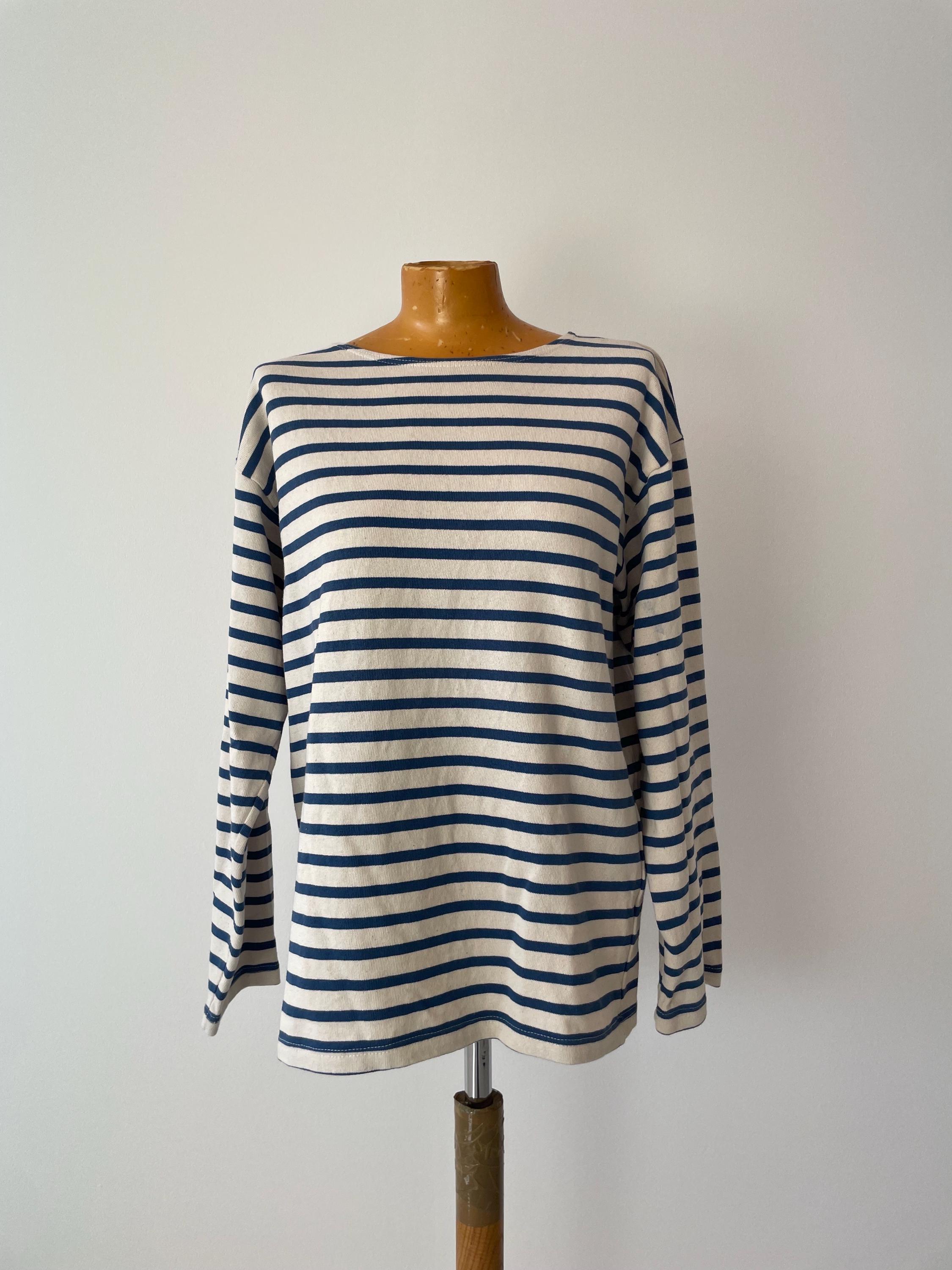 Vintage French Breton Striped Top - Etsy