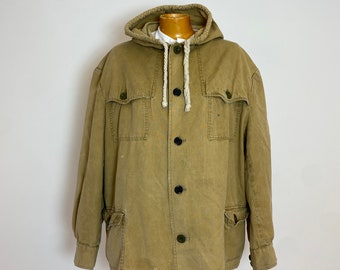 Vintage fransk militär arbetsjacka