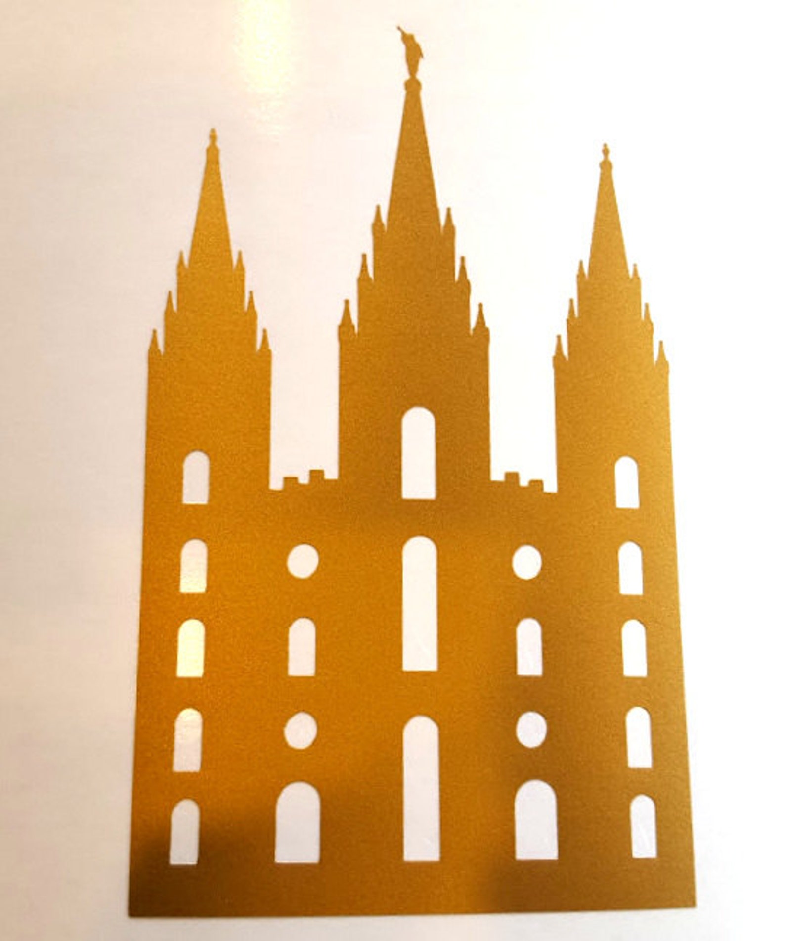 LDS Temple Vinyl Decal/Sticker for your wall mirror car Etsy