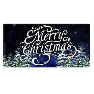 Wreath sign, Merry Christmas, Wall hanging, Holiday home decor, Christmas night,
