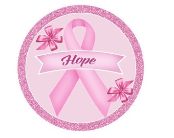 Wreath sign, Wreath attachment, wall hanging, Breast Cancer hope sign, Pink ribbon, Breast cancer Awareness sign