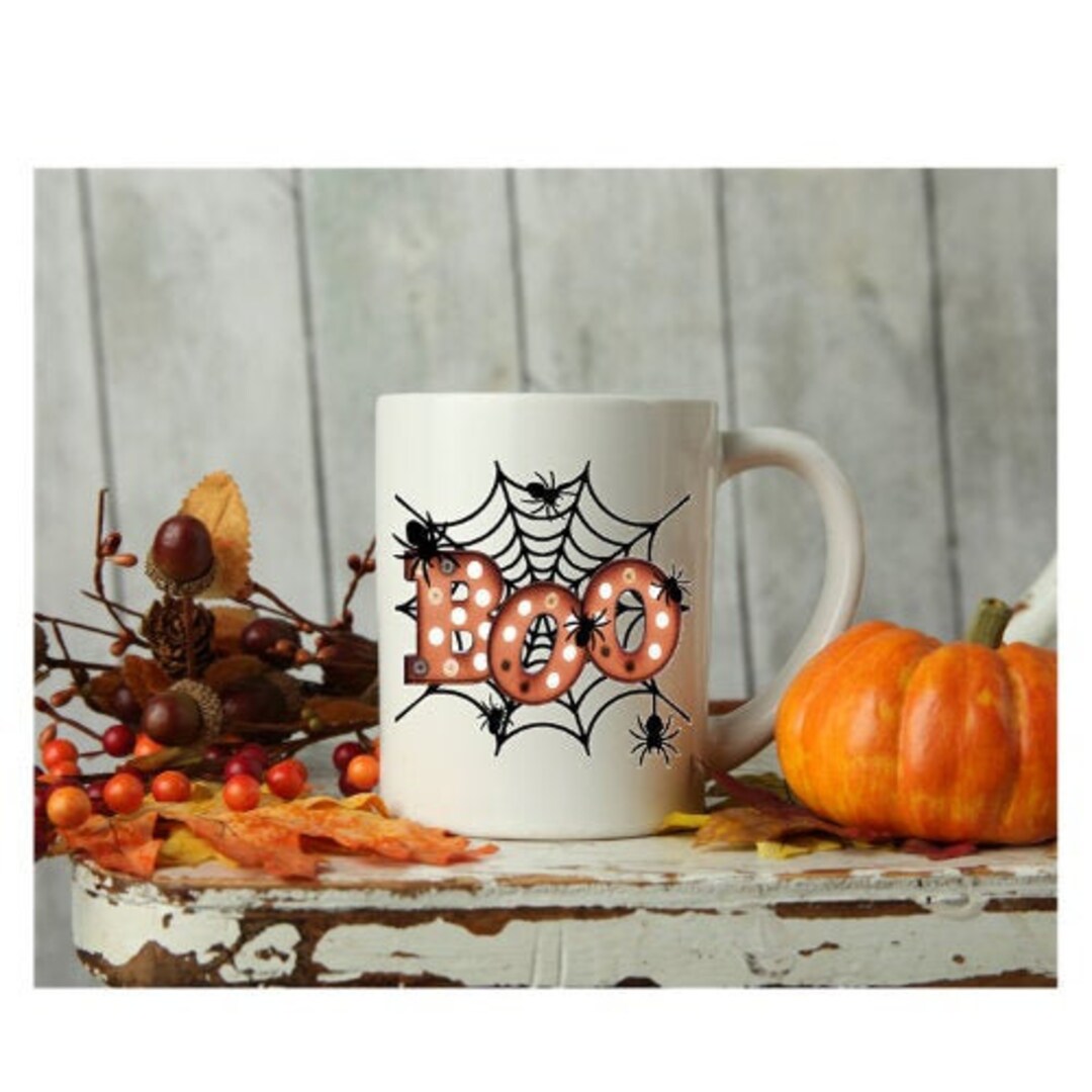 Coffee Mug, Halloween Boo Mug, Halloween Home Decor, Birthday Gift ...
