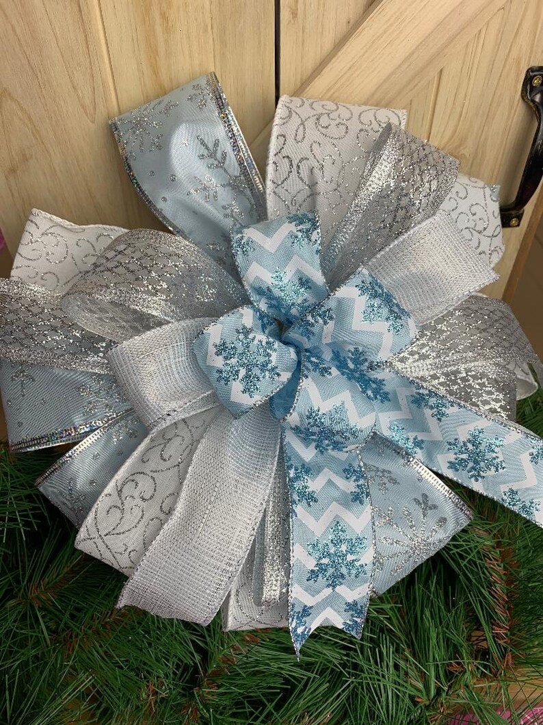 Large Christmas bows for gifts or wreath making Etsy