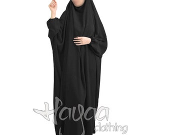 Jilbab francés: Abaya para rezar - Khimar de talla grande