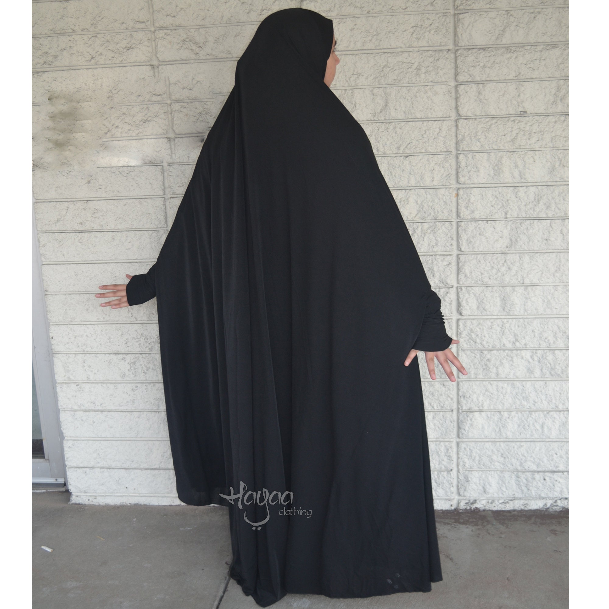 long hijab for prayer