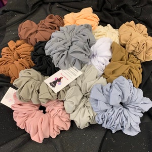 Hayaa Clothing Extra Large Chiffon Scrunchies Under Hijab