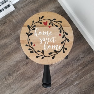 Super Cute Mini Stool, home sweet home, farmhouse stool,