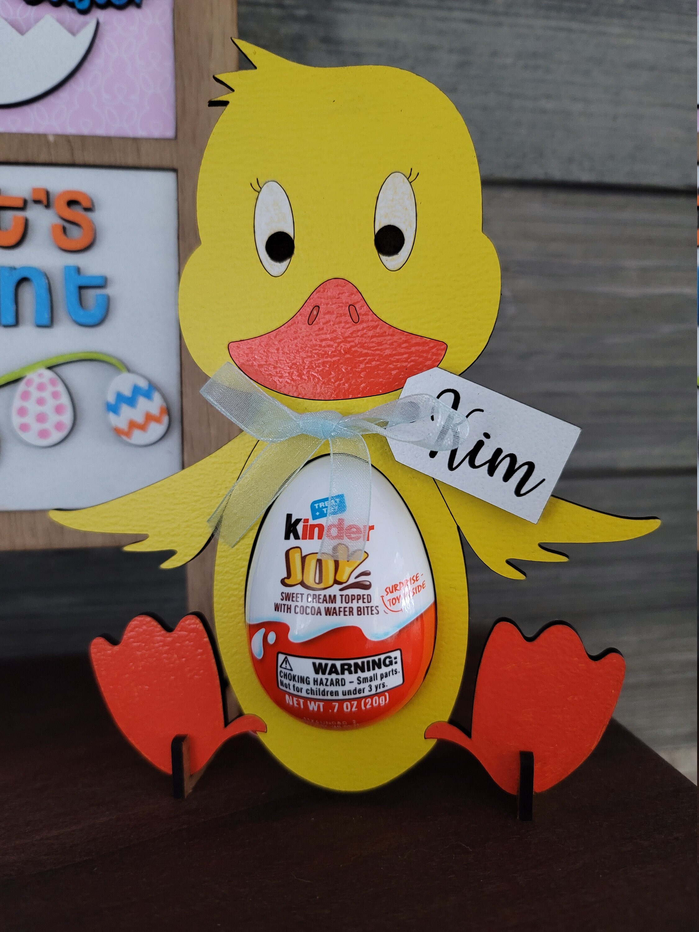 Rabbit Cadbury Egg Holder Kinder Egg Holder Easter Egg Etsy