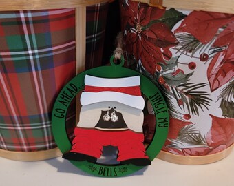Jingle my Bells, Santa's Bells, Santa's Balls, Christmas ornament, Santa Ornament