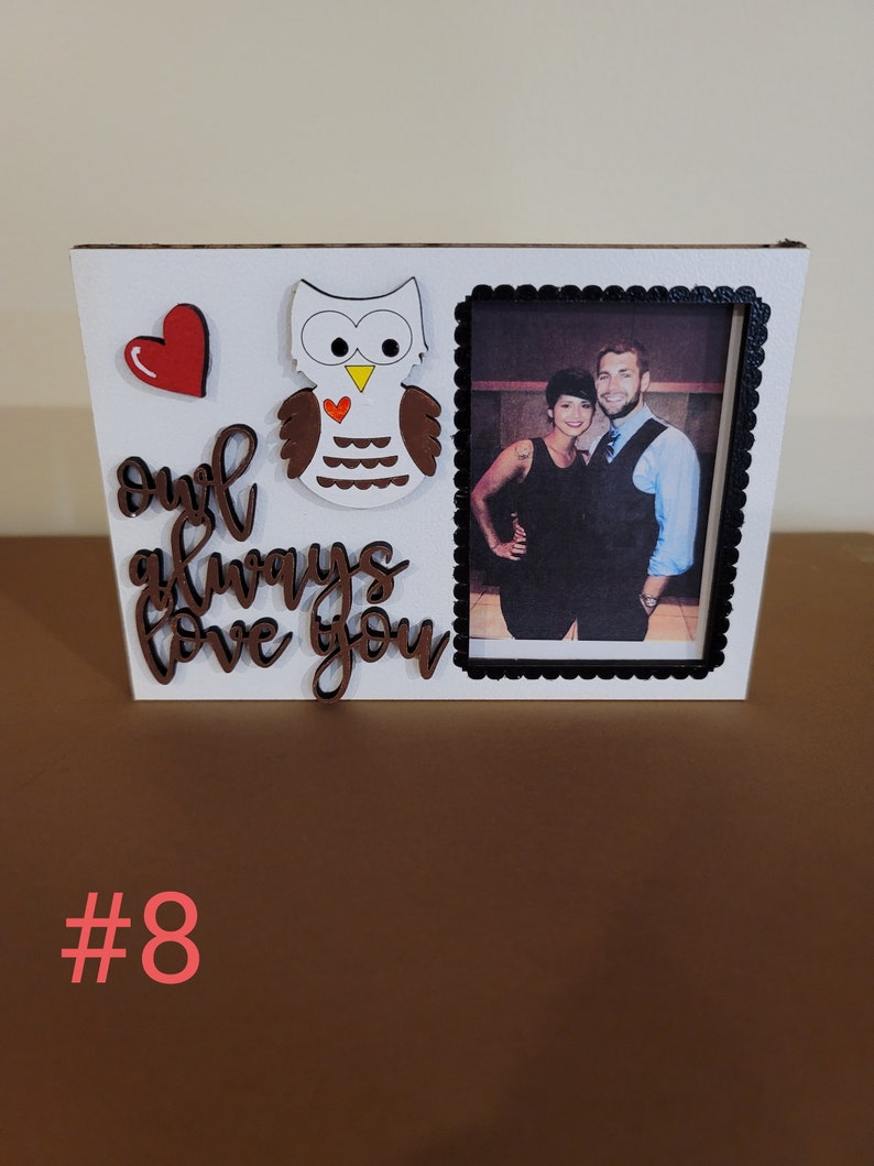 Cute Valentine's Day Picture Frames Picture Frame Gift - Etsy