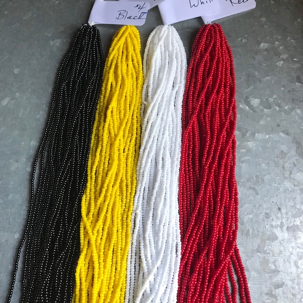 Size 12 Set of Black, Red, Yellow and White