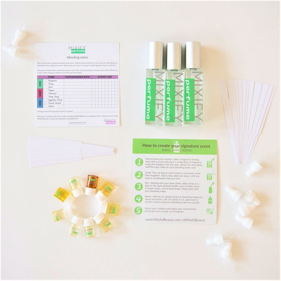 Make Your Own Perfume Kit Gift for Women Etsy