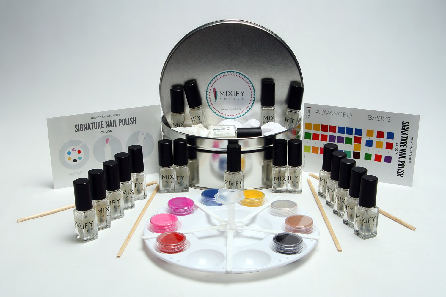 Create your own custom nail polish kit gift set coral soft Etsy