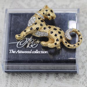 Attwood and Sawyer Leopard Brooch - Etsy