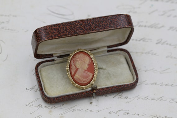 Sarah Coventry Cameo Brooch, Cameo Jewelry, Cameo… - image 2