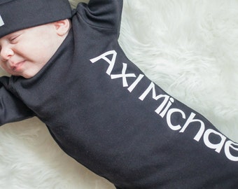 Baby shower gift Baby bodysuit newborn gown King of the Wild Things Hat sold Seperatly Baby boy coming home outfit newborn