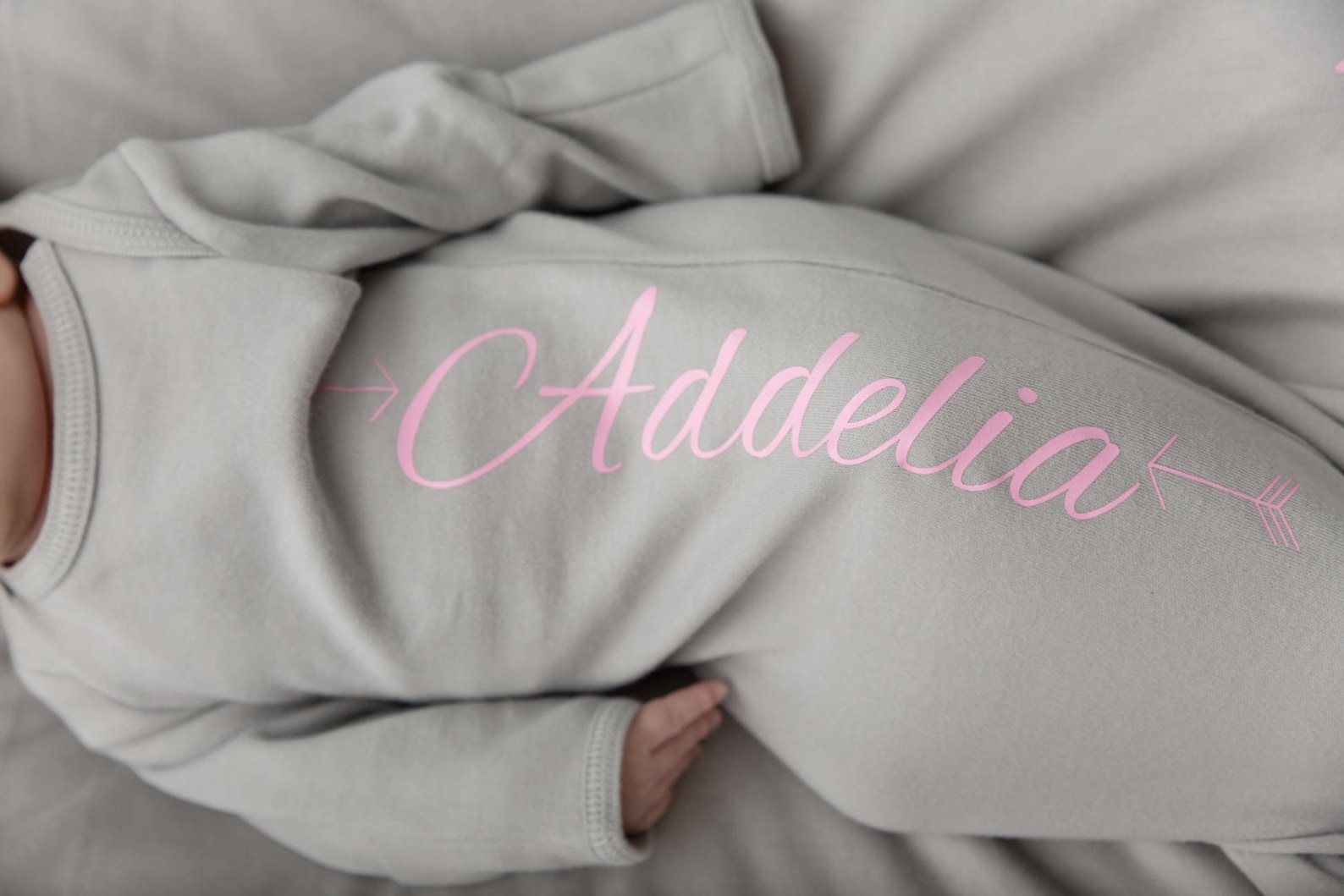 Personalized Newborn Girls Gown Custom Baby Gown Baby Girls Etsy