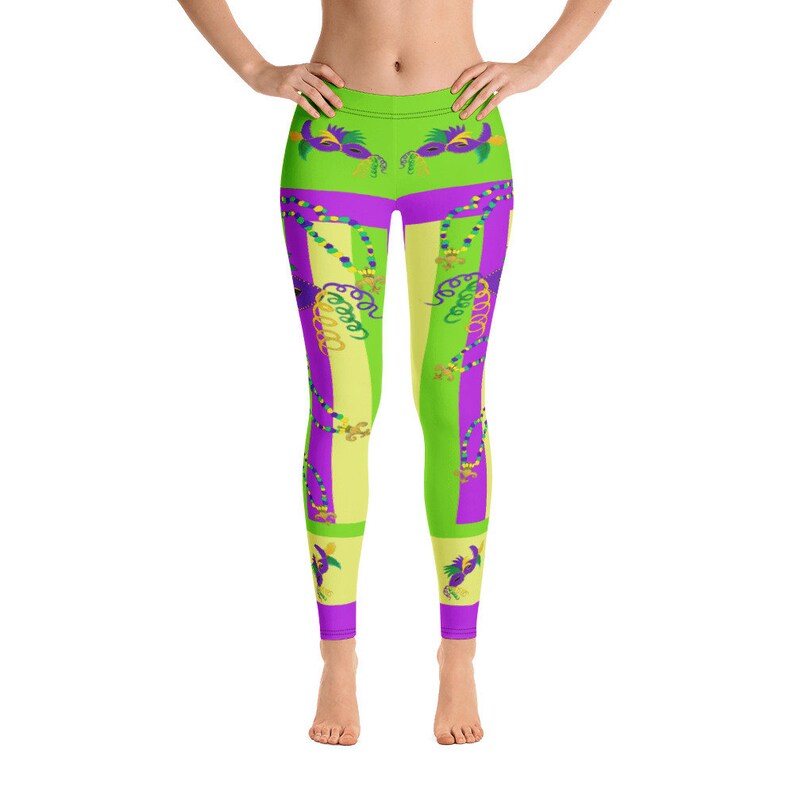 Mardi Gras Leggings