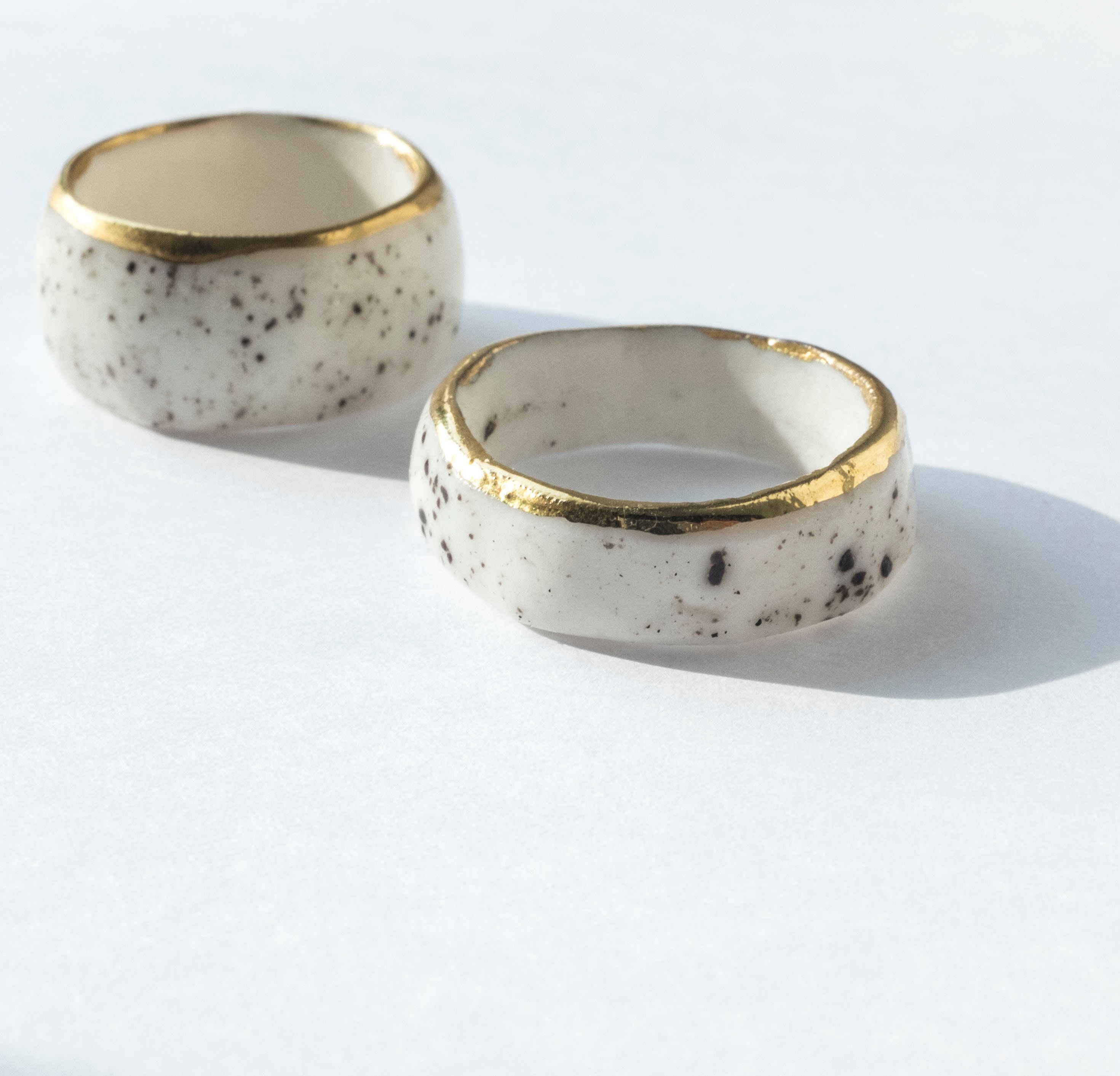 CAELUM - Handmade Porcelain Ring • Unique Piece • Ceramic Jewelry ...