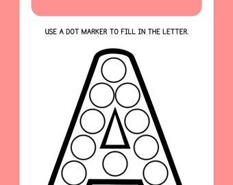 Alphabet Dot Marker Worksheets | Preschool Letter Recognition | ABC Printables for Ages 2–5