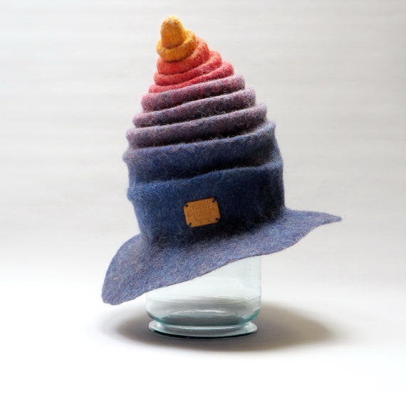 61cm Top Hat-Costume Accessorio-Colori Arcobaleno