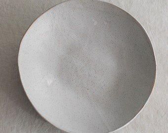 Speckled Serving Bowl, Large Serving Bowl, Ceramic Bowl, Stoneware Bowl, Modern Farmhouse