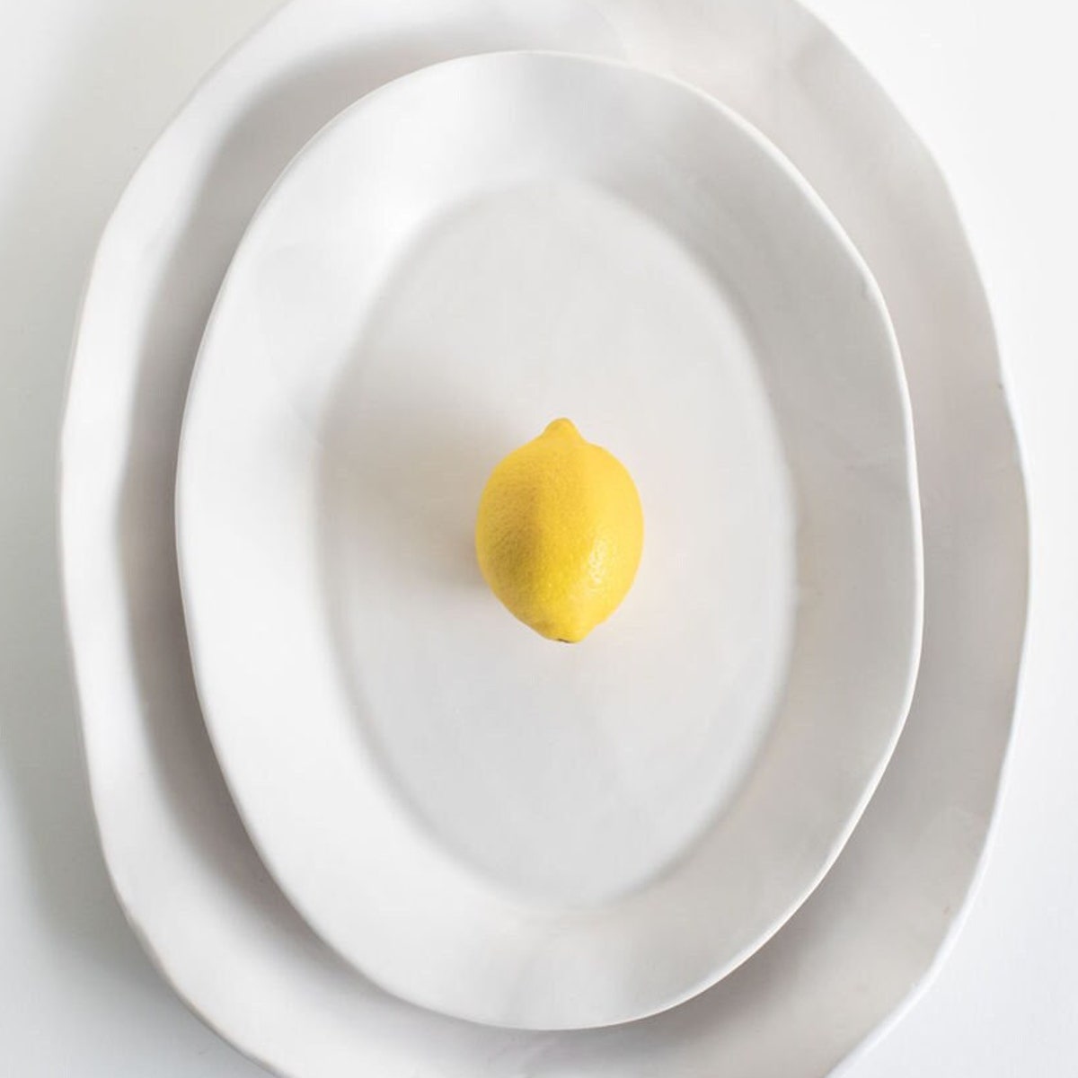 White Matte Serving Platter, Handmade Ceramic Serving Platter, Medium Platter, Large Platter, Stoneware - Etsy