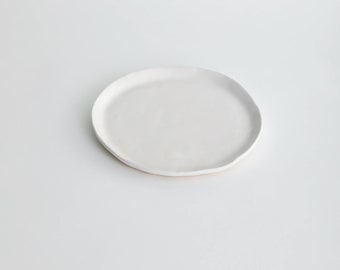 White Matte Salad Plate