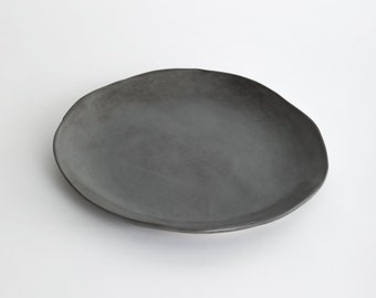 Charcoal Shino Dinner Plate